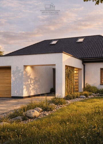 Projekt domu w Magdalence