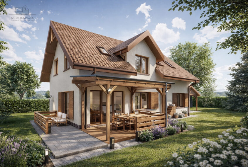 Projekt domu w Malcanowie