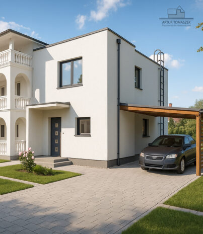Projekt domu w Lublinie – dobudowa bliźniaka
