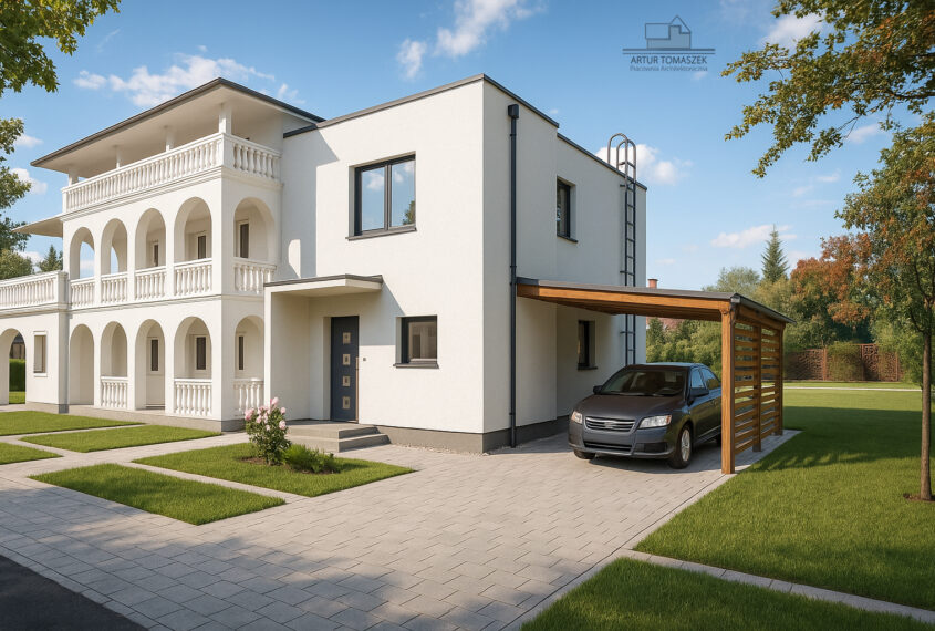 Projekt domu w Lublinie – dobudowa bliźniaka