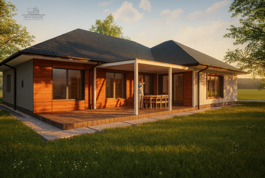 Projekt domu w Zalesiu