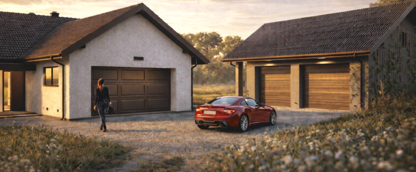 Projekt domu i budynku gospodarczego w Wilkołazie