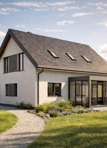 Projekt domu w Honiatynie