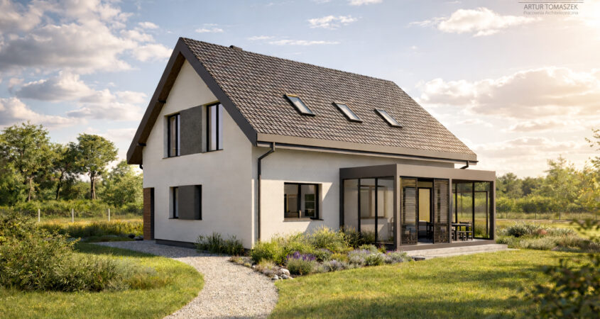 Projekt domu w Honiatynie