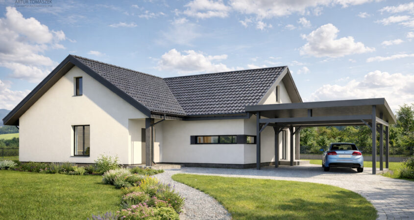 Projekt domu w Nadolicach Wielkich