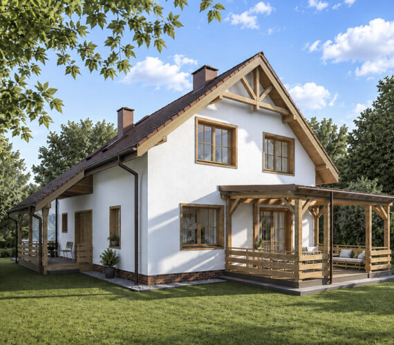 Projekt domu w m. Nowe Wągrodno